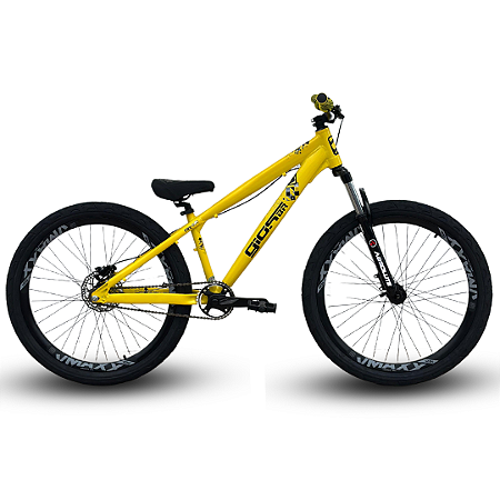 Bicicleta Gios FRX Evo - Freio MT200 - Single Speed - Amarelo