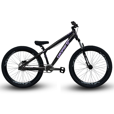 Bicicleta Gios FRX Evo - Freio MT200 - Single Speed - Preto e Roxo
