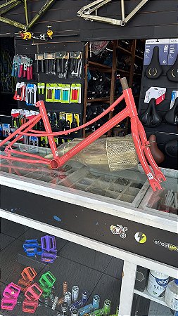 Bicicleta Aro 20 Salmão/Bege Samy