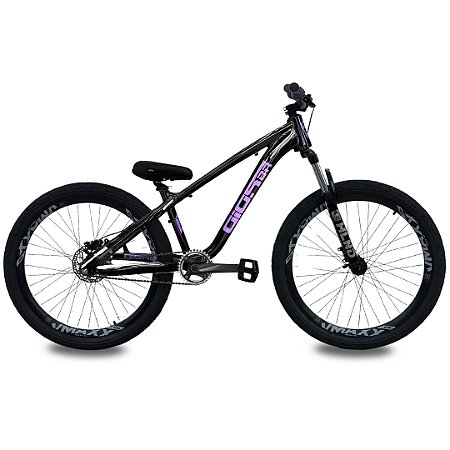 Bicicleta Gios 4FREAKS aro 26 Wheeling Grau Freio MT200 Preto/Roxo