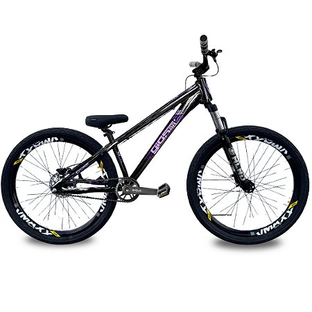 Bicicleta Gios FRS aro 26 Cubo Barulhento Grau Preto/Roxo