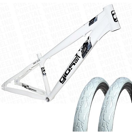 Bicicleta Gios FRXEVO - Freio MT200 - Cubo Barulhento - Pneus Branco 26x2.50