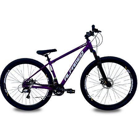 Bicicleta Alfameq aro 29 21v Roxo/Branco 2026