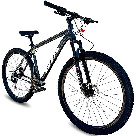 Bicicleta GTA START aro 29 -> 24v SHIMANO + Cubo K7 + Freio Hidraulico Grafite Escuro 20266