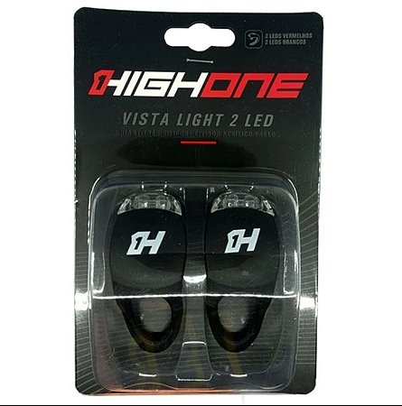 Vista Light Silicone 2 Leds High One Dianteiro + Traseiro