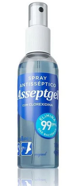 Spray Antisséptico Asseptgel com Clorexidina - 120ml