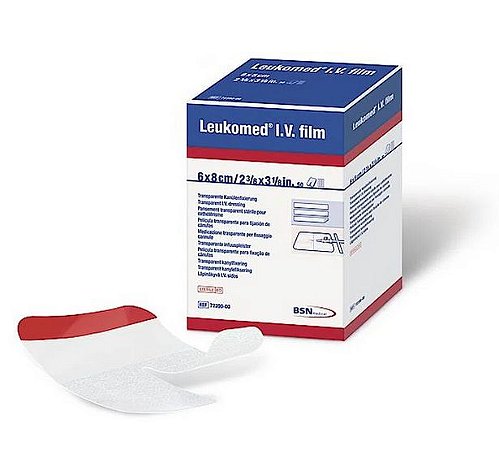 Leukomed I.V. - Fixador para Cateter - BSN - Filme Transparente