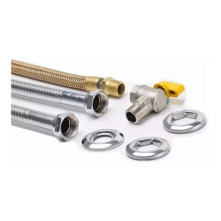 Kit aquecedor flexivel 3/4"X3/4" ( 30cm , 40cm ,60cm )
