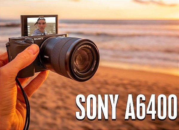 Câmera Sony Alpha A6400 CORPO 4k