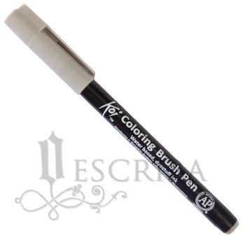 Caneta Pincel Koi Coloring Brush Pen Sakura - Cinza Claro XBR#145