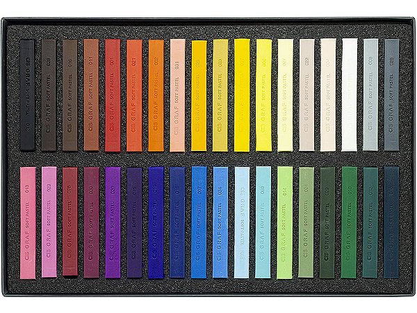 Giz Pastel Seco Cis Graf Soft Pastels 36 Cores