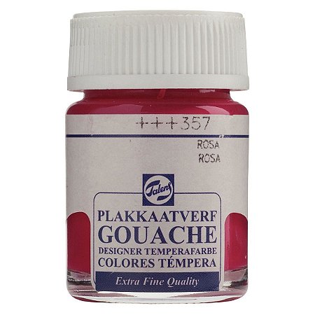 Tinta Guache Para Caligrafia - Talens Rosa 357 - 16ml