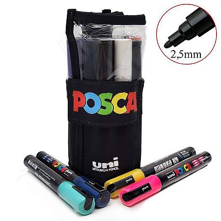 Caneta POSCA PC-5M - UNI-BALL