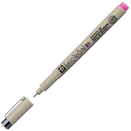 Caneta Nanquim Sakura Pigma Micron 01 Rosa