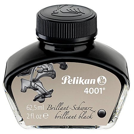 Tinta Para Caneta Tinteiro Pelikan 4001 Preta 62,5ml