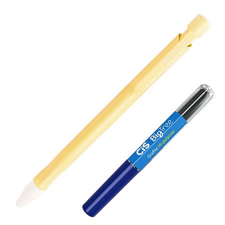 Kit Lapiseira Cis Joy Amarela 2.0mm + Grafite 2B