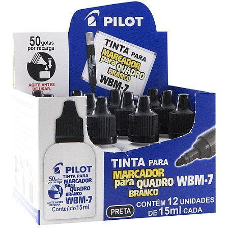 Tinta Para Marcador Para Quadro Branco Pilot WBM-7 15ml