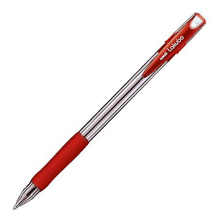 Caneta Esferográfica Uni Lakubo SG-100 Vermelha 1.0mm