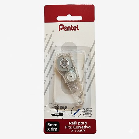 Refil Para Fita Corretiva Pentel 5mmx6m