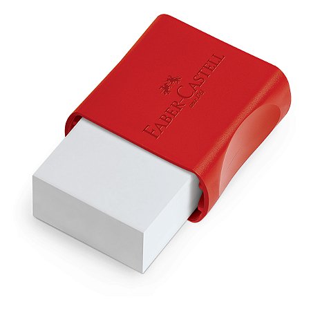 Borracha Faber-Castell FC Max Vermelha
