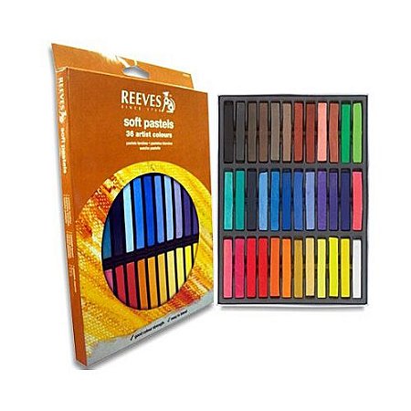 Giz Pastel Seco Reeves 36 Cores