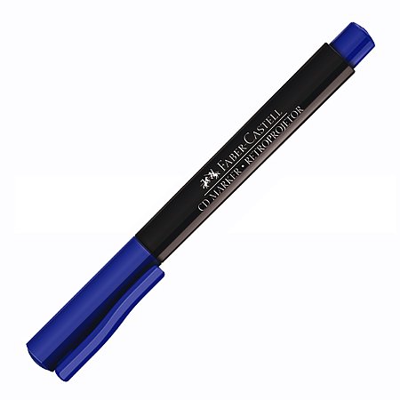 Caneta Marcador Retroprojetor Faber-Castell Azul 1.0mm