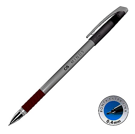 Caneta Esferográfica Cis Minus Vermelha 0,4mm