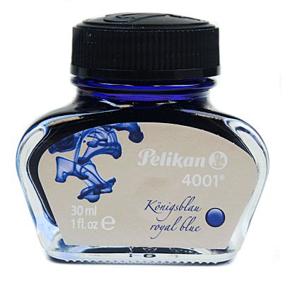 Tinta Para Caneta Tinteiro Pelikan 4001 Azul Royal 30ml