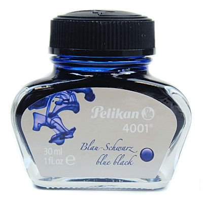 Tinta Para Caneta Tinteiro Pelikan 4001 Azul Escuro 30ml