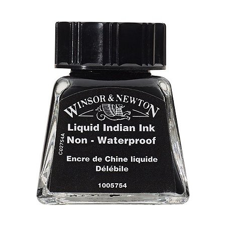 Tinta Para Desenho Winsor & Newton 14ml Liquid Indian Ink