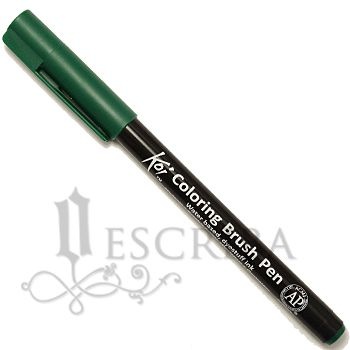 Caneta Pincel Koi Coloring Brush Pen Sakura - Verde XBR#29