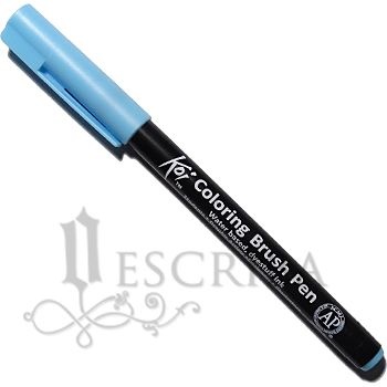 Caneta Pincel Koi Coloring Brush Pen Sakura - Azul Céu XBR#125