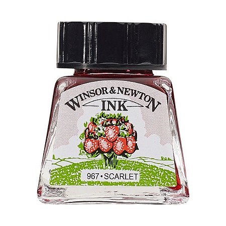Tinta Para Desenho Winsor & Newton 14ml Scarlet