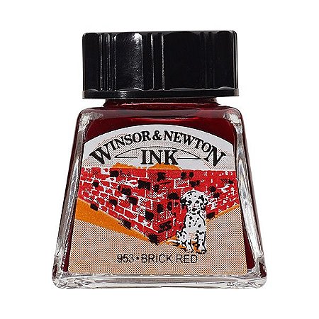 Tinta Para Desenho Winsor & Newton 14ml Brick Red