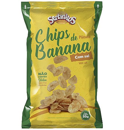 Sertanitos Chips de Banana com Sal 50g