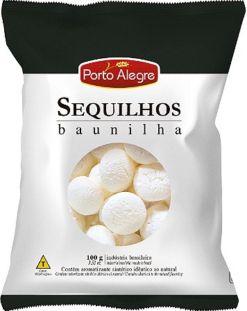 Biscoito Sequilhos Porto Alegre Baunilha 100g