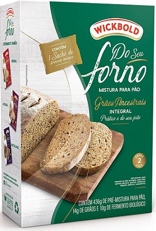 Mistura para Pão Grãos Ancestrais Wickbold Do Seu Forno 460g