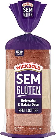 Pão de Forma Wickbold Sem Glúten Beterraba & Batata Doce 300g