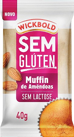Muffin Wickbold Sem Glúten Amêndoas 40g