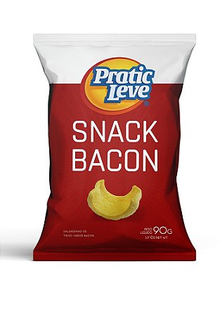 Salgadinho Pratic Leve Snack Bacon 90g