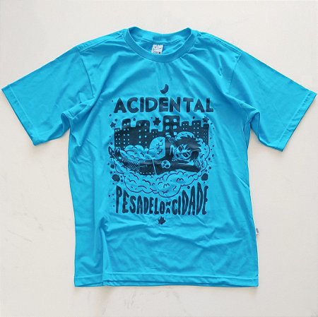 Acidental "Pesadelo Na Cidade" Camiseta Azul