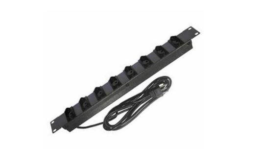 REGUA DE TOMADA 19 C/ 08 POSICOES 2P+T - CABO 1.5 M - 10A