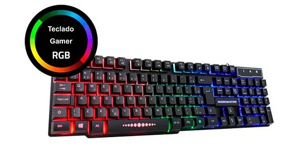 Teclado game com luz