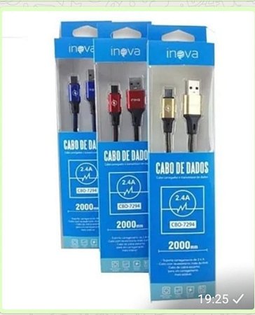 Cabo inova 2 metros v8