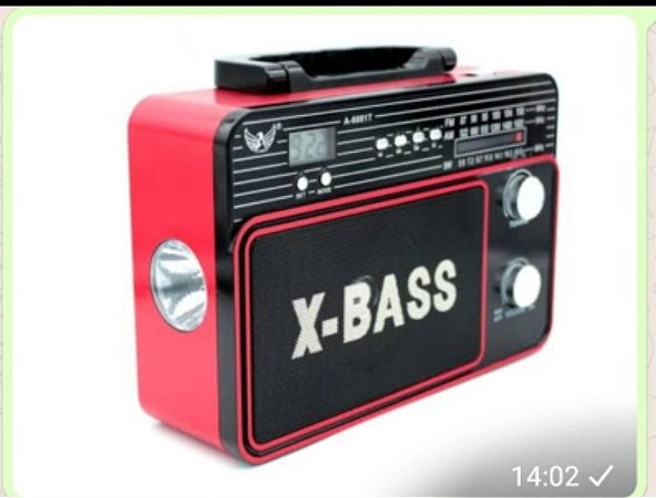 Rádio AM FM com bluetooth