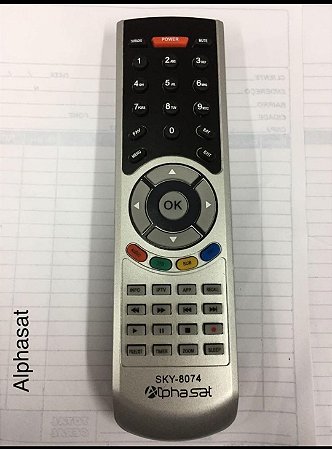 Controle para desbloqueador Alphasat