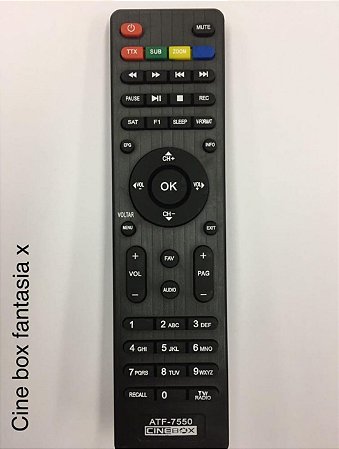 Controle cine box fantasia X