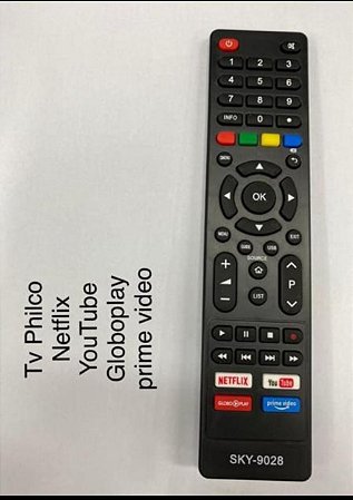 Controle TV Philco Netflix