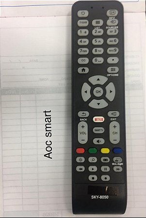 Controle Tv OAC Smart
