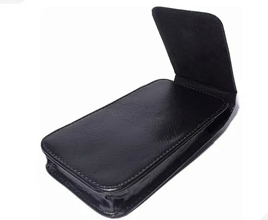Capa de couro para celular (suporte)
